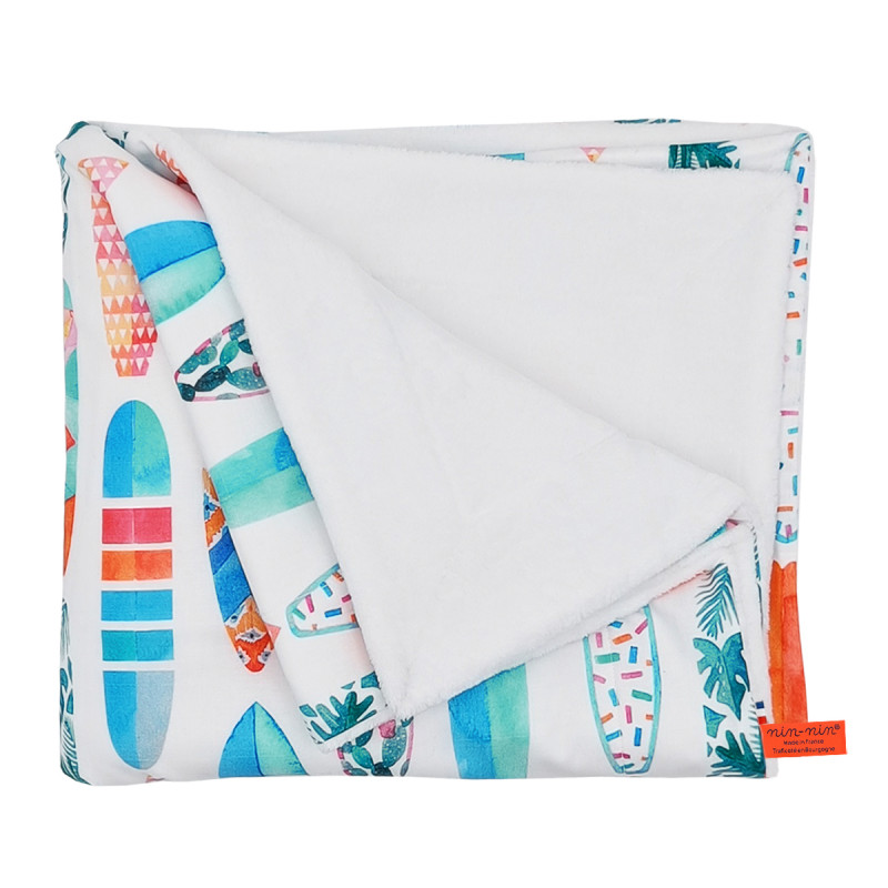 Coperchio Le Surf personalizzabile per bebè. Copertina realizzata in Francia. Coperchio Le Surf personalizzabile per bebè. Copertina realizzata in Francia.