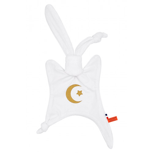 Doudou L'Islam. Regalo di nascita personalizzato realizzato in Francia. Doudou Nin-Nin