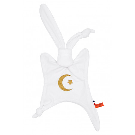 Doudou L'Islam. Regalo di nascita personalizzato realizzato in Francia. Doudou Nin-Nin