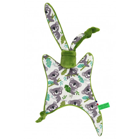 Doudou The Koala. Regalo di nascita personalizzabile e made in France. Marchio Nin-Nin
