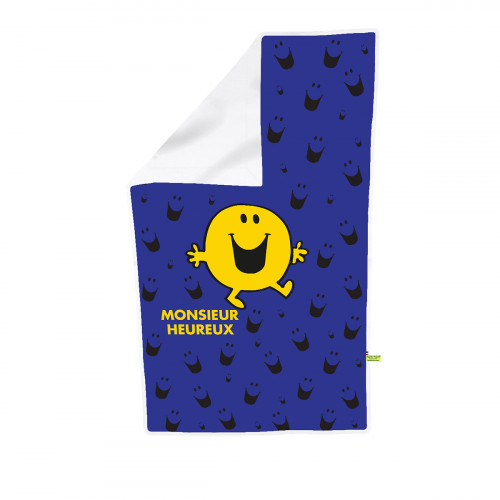 Coperta Monsieur Madame per bambino personalizzabile. Copertina realizzata in Francia.