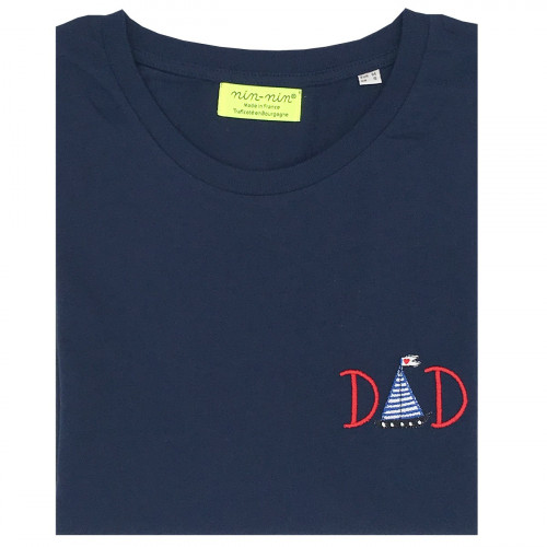 T-SHIRT HOMME "DAD"  NAVY