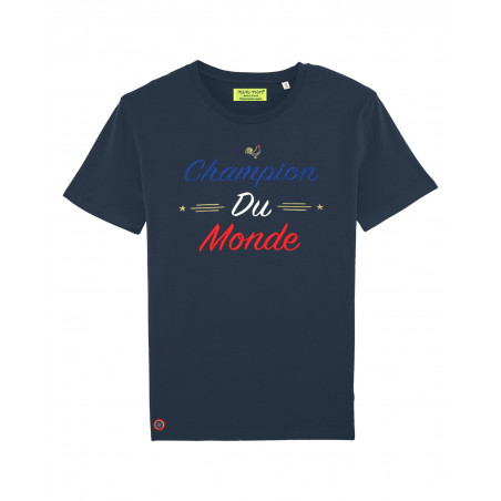 T-SHIRT DA UOMO CAMPIONE DEL MONDO BLU MARINO