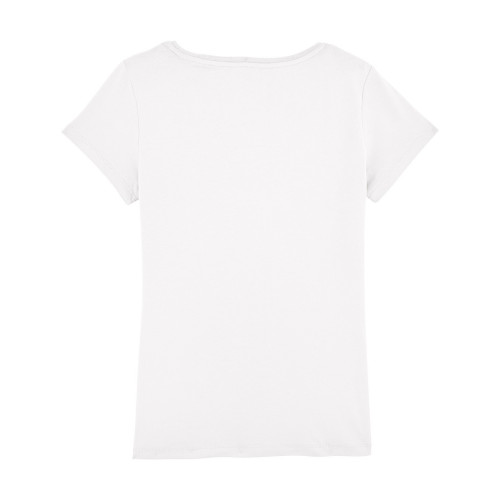 T-SHIRT FEMME "CHAMPION DU MONDE" BLANC VUE DE DOS