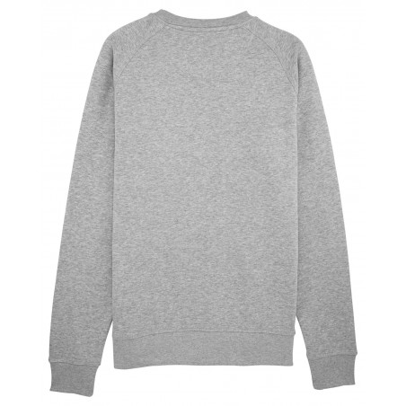 SWEAT HOMME "CHAMPION DU MONDE" GRIS VUE DE DOS