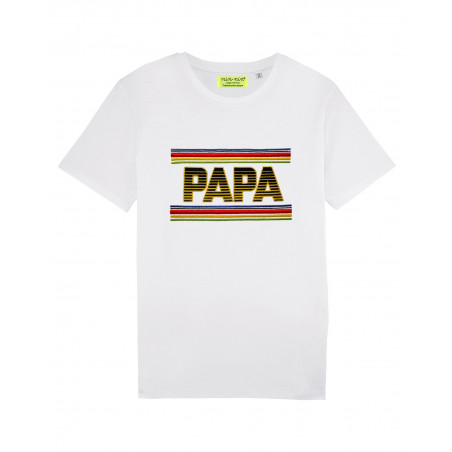 T-SHIRT BIANCA DA UOMO "PAPA"