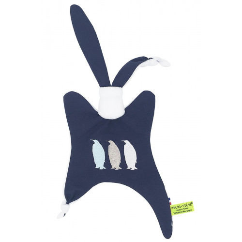 Doudou per adulti The Penguin Navy. Regalo originale e fatto in Francia