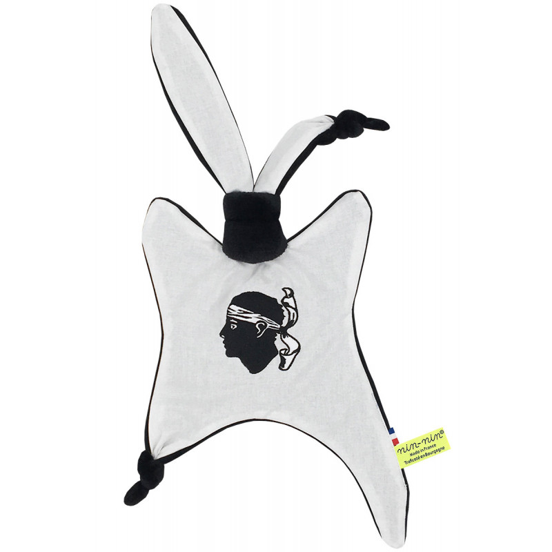Testa di Doudou Le Corse Moor. Regalo di nascita personalizzabile e realizzato in Francia. Marchio Nin-Nin Testa di Doudou Le Corse Moor. Regalo di nascita personalizzabile e realizzato in Francia. Marchio Nin-Nin
