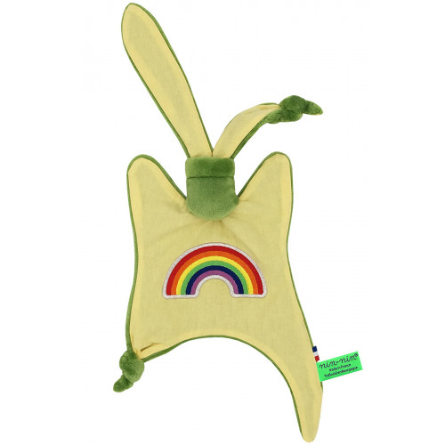Peluche LGBT Le Rainbow personalizzabile. Regalo di nascita originale e prodotto in Francia. Nin-Nin