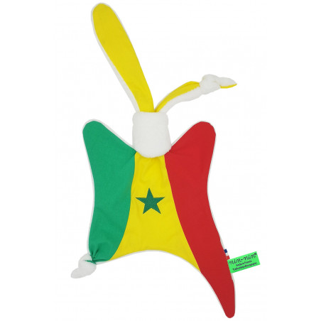 Doudou il senegalese. Regalo di nascita originale personalizzabile e made in France.