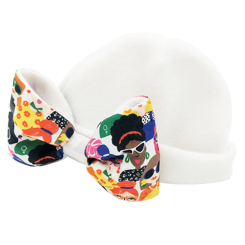 Il cappello da neonato Le Madame con fiocco grande della girl. Fatto in  Francia