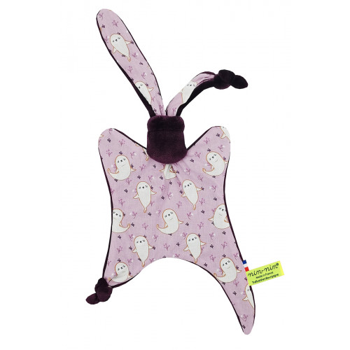 Doudou il cosa il sigillo. Regalo di nascita personalizzato realizzato in Francia. Consolatore Nin-Nin