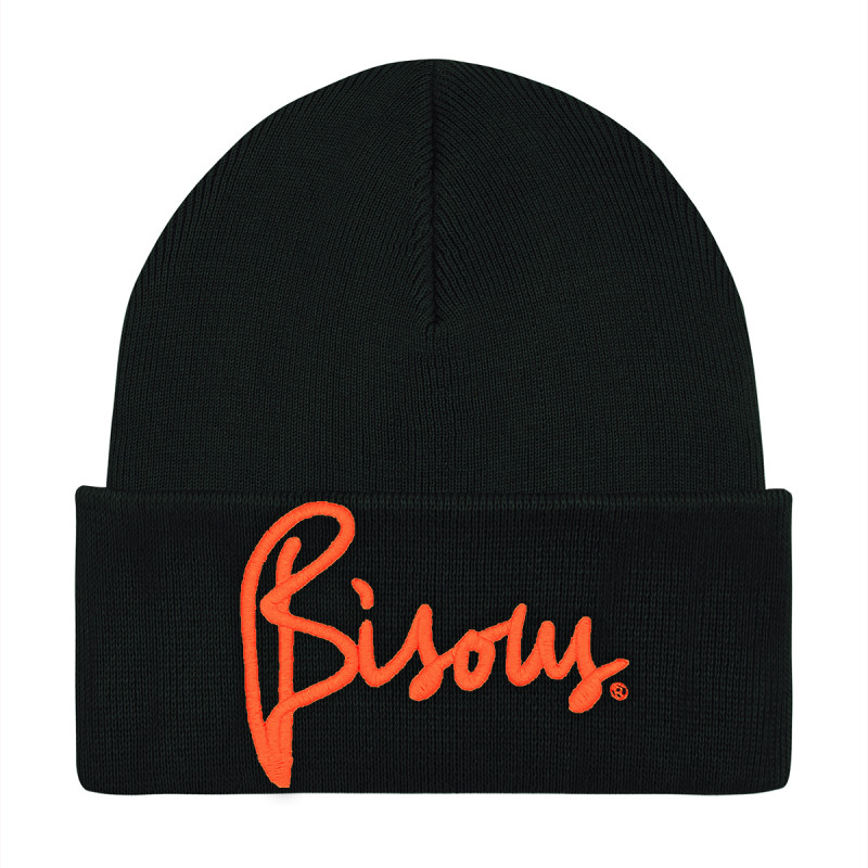 Berretto per adulti "Bisous" Noir. Cappello realizzato in Francia. Nin-Nin Berretto per adulti "Bisous" Noir. Cappello realizzato in Francia. Nin-Nin