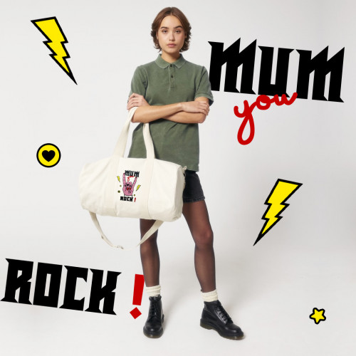 Borsa "Mum You Rock". Fatto in Francia. Nin-Nin