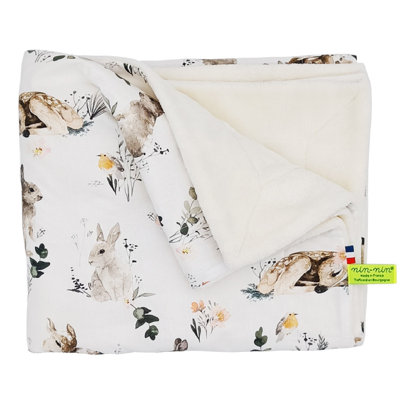 Coperchio L'Aquarelle Beige personalizzabile per bebè. Copertina realizzata in Francia. Coperchio L'Aquarelle Beige personalizzabile per bebè. Copertina realizzata in Francia.