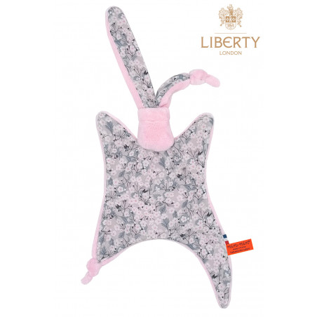 Peluche Pink Cherry. Regalo di Natale personalizzato realizzato in Francia. Doudou Nin-Nin