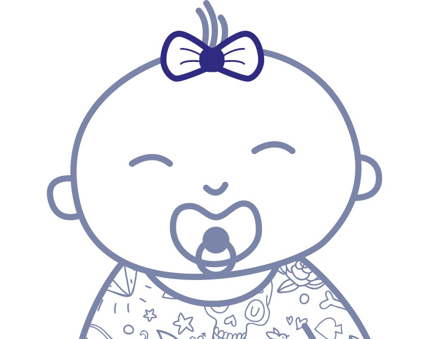 Doudou original et personnalisable pour bébé fille. Nin-Nin, le doudou made in France créé par un papa !
